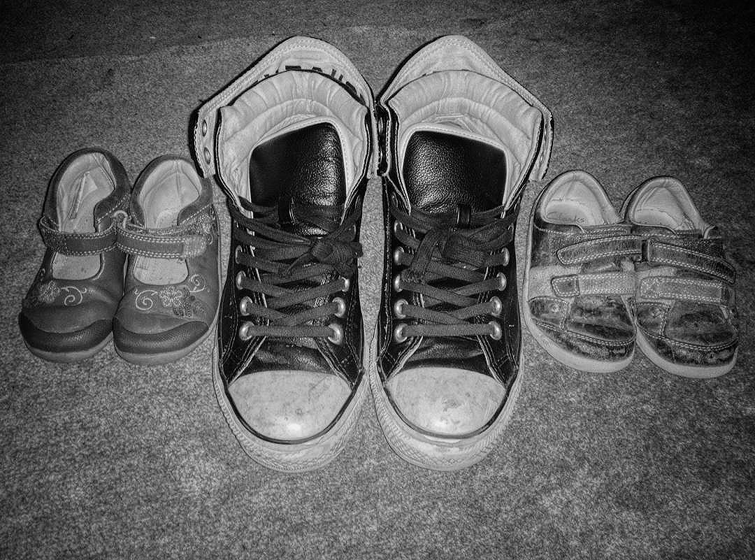 When their little shoes seem so small… #TwinDad #dadlife #trainers #twinstagram #twinsofinstagram #boygirltwins #POTD