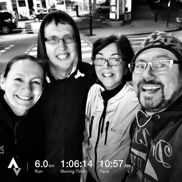 Our second official #CouchTo10k run this eve complete and already we're making progress albeit through gritted teeth. Got a great bunch of people although I only remembered the photo after Ron had left. #SorryRonStill suffering from searing pain in calves and my ankles were also tightening up too.  This was followed up by pins and needless all over both feet. #EveryDayDiscipleship #NowForFood! #POTD