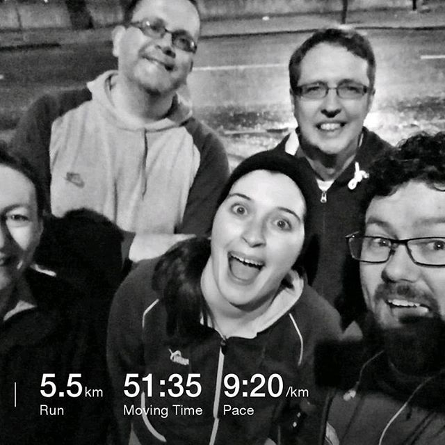 Week3 #CouchTo10k with this lovely lot.  Still having issues with calves and ankles. #EveryDayDiscipleship #POTD