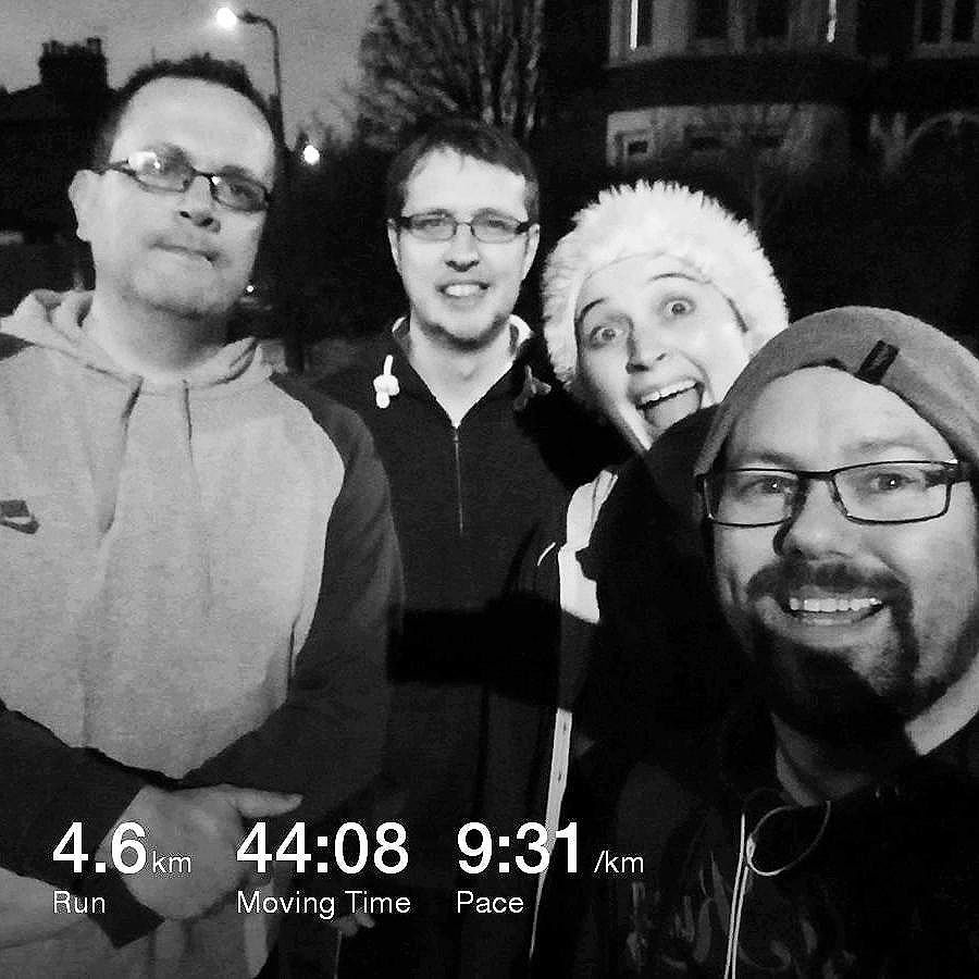 The guys wanted to rename the band from #CouchTo10k to #CouchTo5k so we’ve demoted ourselves so that the name matches the activity. (nothing to do with the fact that a physio friend advised me not to do 10k with the pain I was experiencing). #weshallovercome #EveryDayDiscipleship @oaktreeacton #POTD