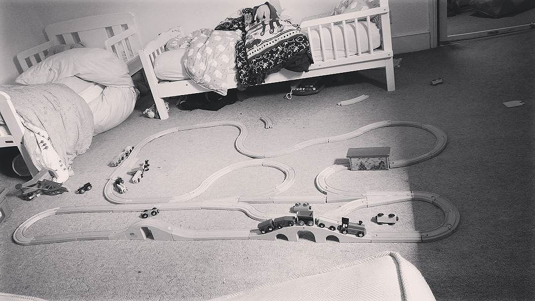Today’s #brio layout inspires me to research infinite loop backs. #POTD