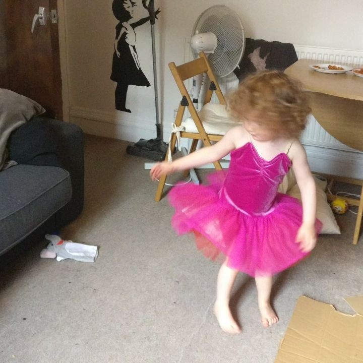 My little girl trying out some #ballet #OhMyDays #toddlergram #toddlersofinstagram #POTD